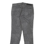 ALL SAINTS Womens Jeans Grey Regular Skinny Denim Medium W24 L26 Zipper Detail