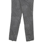 ALL SAINTS Womens Jeans Grey Regular Skinny Denim Medium W24 L26 Zipper Detail