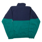 Mens Track Jacket Green Colourblock L