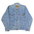 PERRY ELLIS AMERICAN Womens Denim Jacket Blue 90s M
