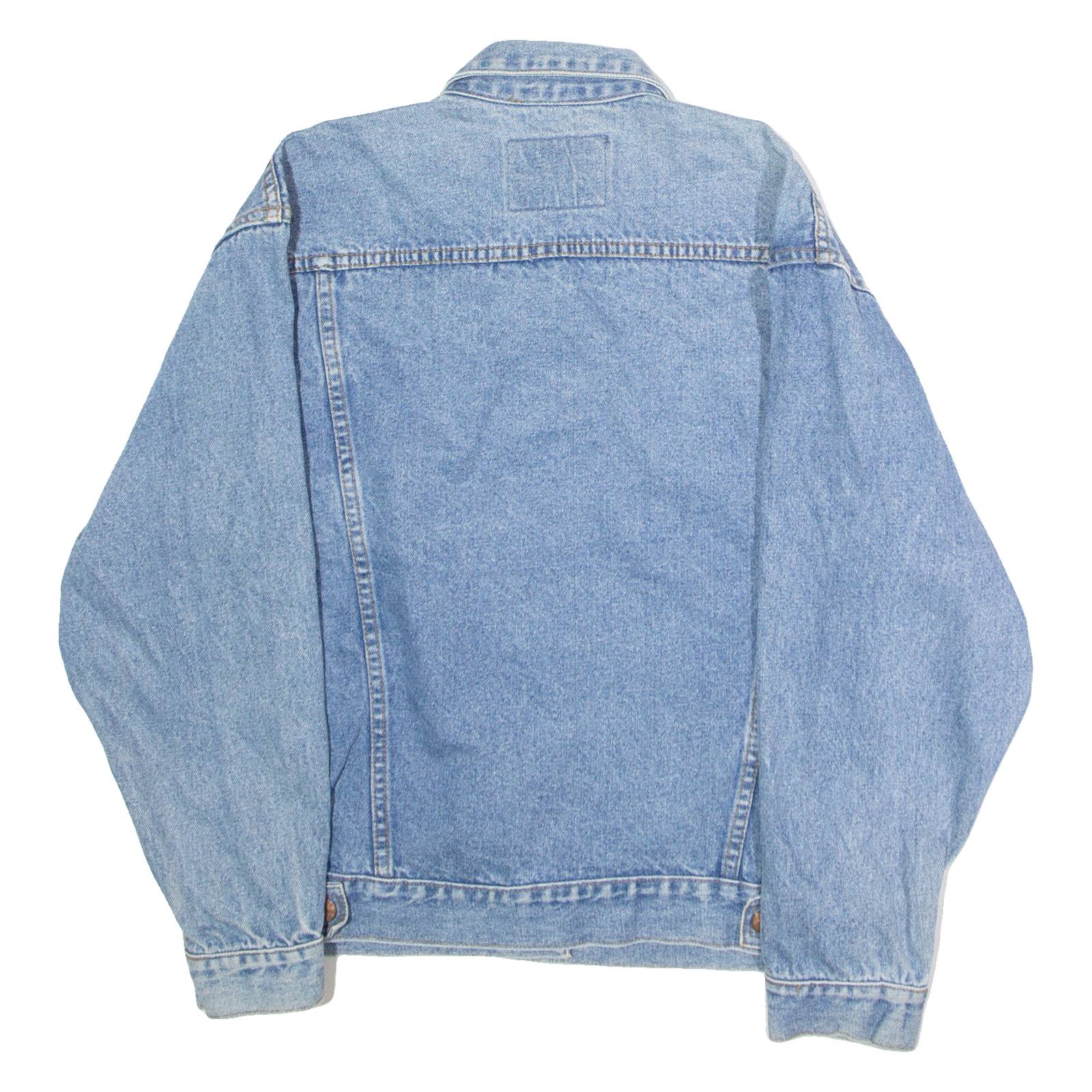 PERRY ELLIS AMERICAN Womens Denim Jacket Blue 90s M