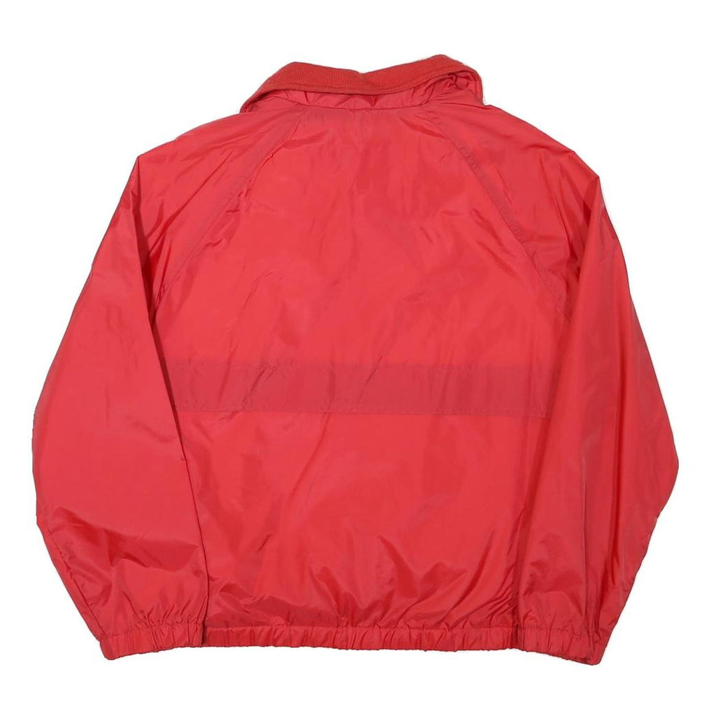 CABIN CREEK Womens Red Jacket M Polyester Blend Zip Lightweight Casual Outerwear