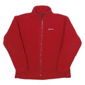 BERGHAUS Womens Red Jacket UK 12 Polyester Zip Classic Outdoor Warm Layer