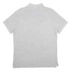 NIKE Mens Grey Short Sleeve Plain M Cotton Blend Polo Shirt Casual Sport