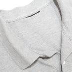 NIKE Mens Grey Short Sleeve Plain M Cotton Blend Polo Shirt Casual Sport