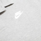 NIKE Mens Grey Short Sleeve Plain M Cotton Blend Polo Shirt Casual Sport