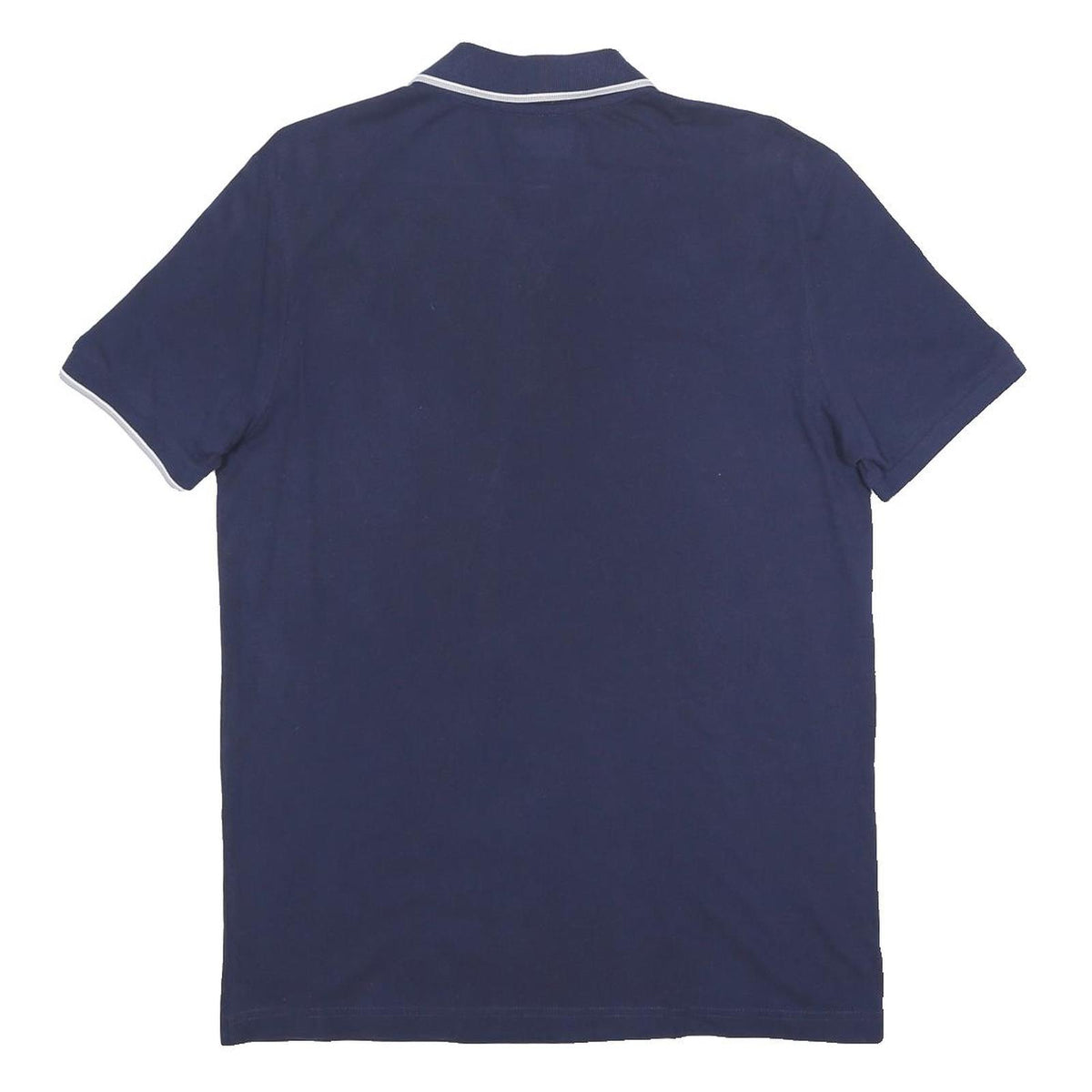 KAPPA Mens Blue White Trim Short Sleeve Polo Shirt L Cotton Blend Casual