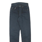 LEVI'S Womens Jeans Blue Regular Straight Denim W24 L29 Classic Cotton Blend Zip