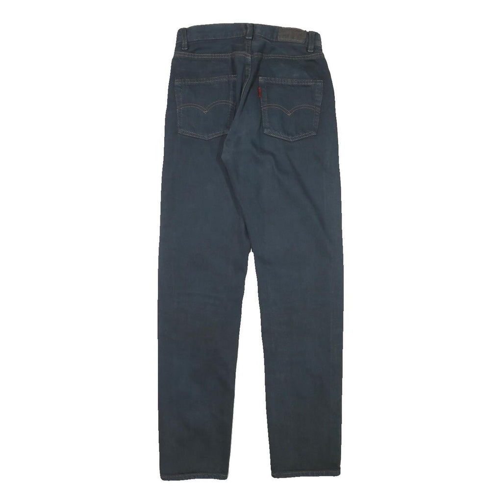 LEVI'S Womens Jeans Blue Regular Straight Denim W24 L29 Classic Cotton Blend Zip
