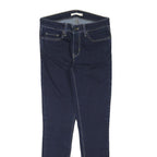 LEVI'S Womens Slim Blue Denim Medium Zip W28 L29 Skinny Stretch Cotton Blend