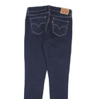 LEVI'S Womens Slim Blue Denim Medium Zip W28 L29 Skinny Stretch Cotton Blend