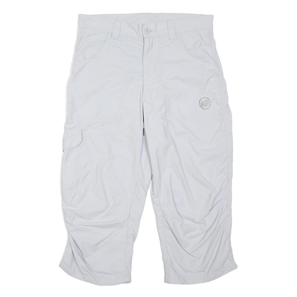 MAMMUT Womens White Casual Shorts M W32 Outdoor Lightweight Polyester Blend
