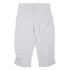 MAMMUT Womens White Casual Shorts M W32 Outdoor Lightweight Polyester Blend