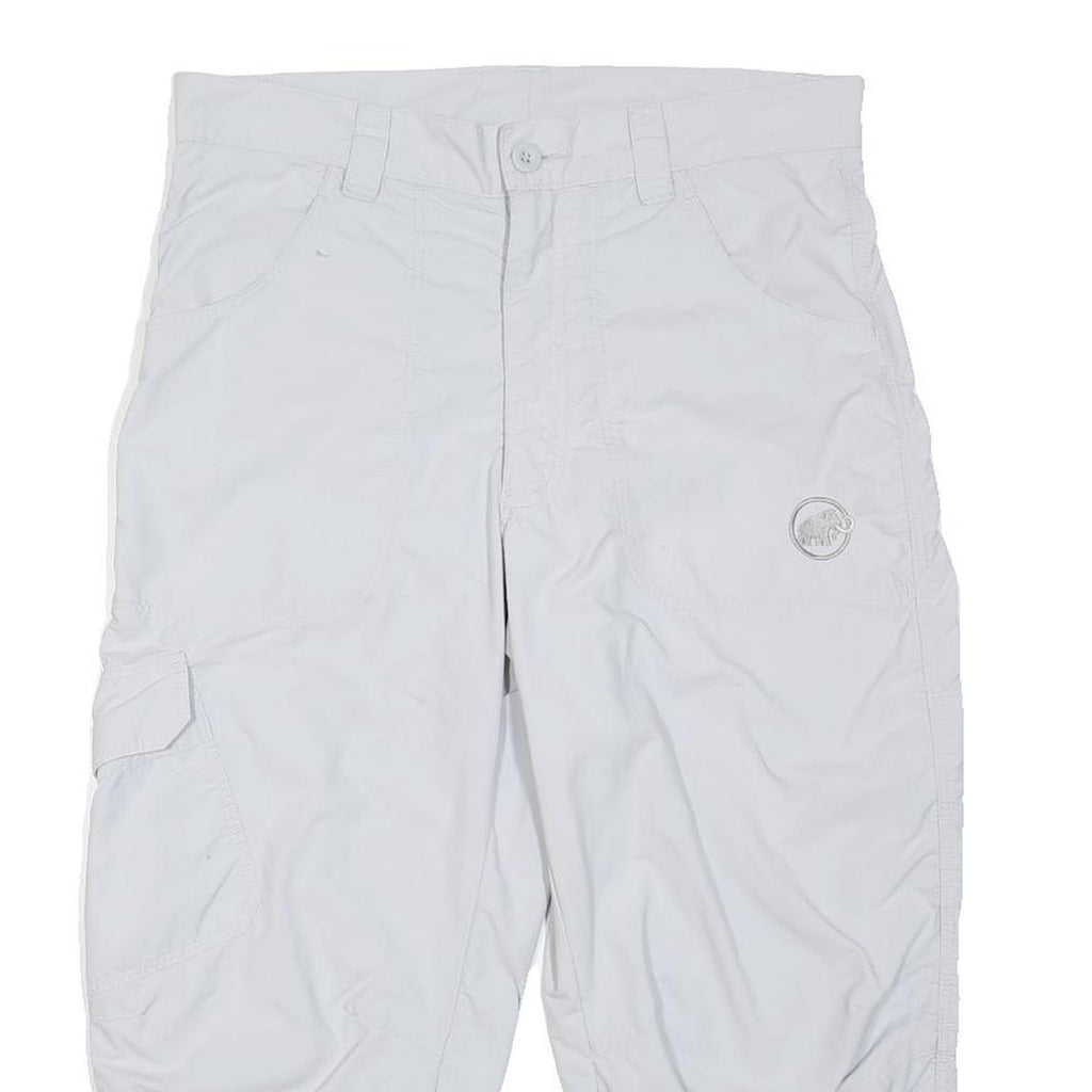 MAMMUT Womens White Casual Shorts M W32 Outdoor Lightweight Polyester Blend