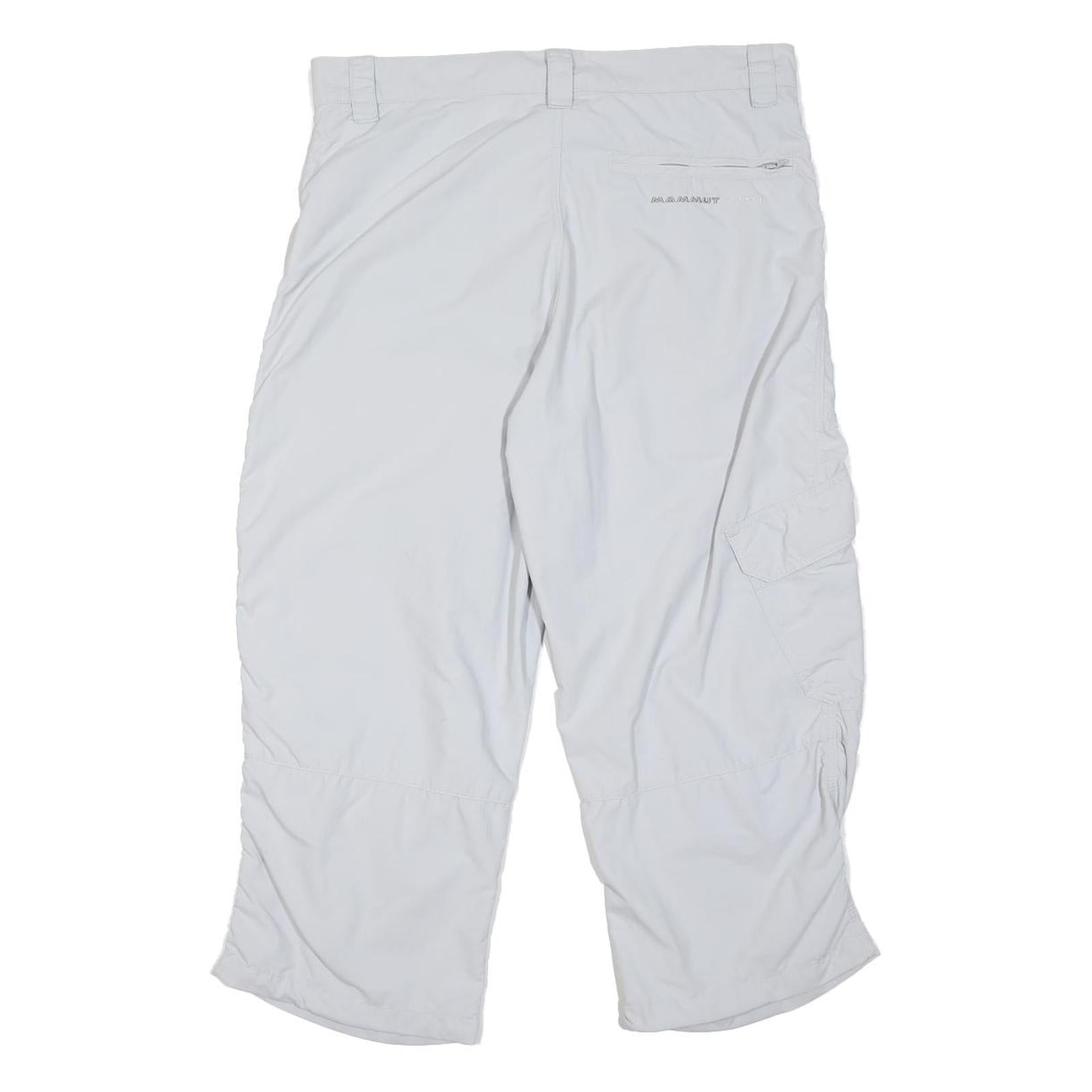 MAMMUT Womens White Casual Shorts M W32 Outdoor Lightweight Polyester Blend