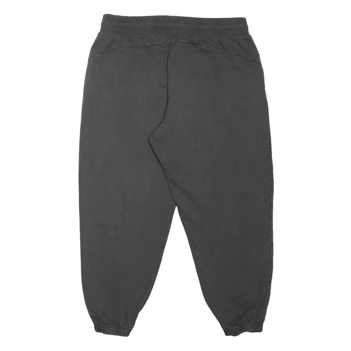 PUMA Mens Joggers Black XL W36 L27 Cotton Blend Drawstring Elasticated Hem