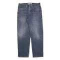 LEE Mens Blue Relaxed Straight Denim Medium W30 L30 Cotton Blend Zip Jeans