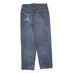 LEE Mens Blue Relaxed Straight Denim Medium W30 L30 Cotton Blend Zip Jeans