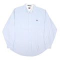 TOMMY HILFIGER Mens Light Blue Shirt L Classic Button Down Long Sleeve Casual
