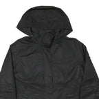 NAUTICA Womens Black Outdoor Jacket 2XL Polyester Blend Plain Zip Hooded Casual