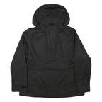 NAUTICA Womens Black Outdoor Jacket 2XL Polyester Blend Plain Zip Hooded Casual