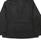 NAUTICA Womens Black Outdoor Jacket 2XL Polyester Blend Plain Zip Hooded Casual