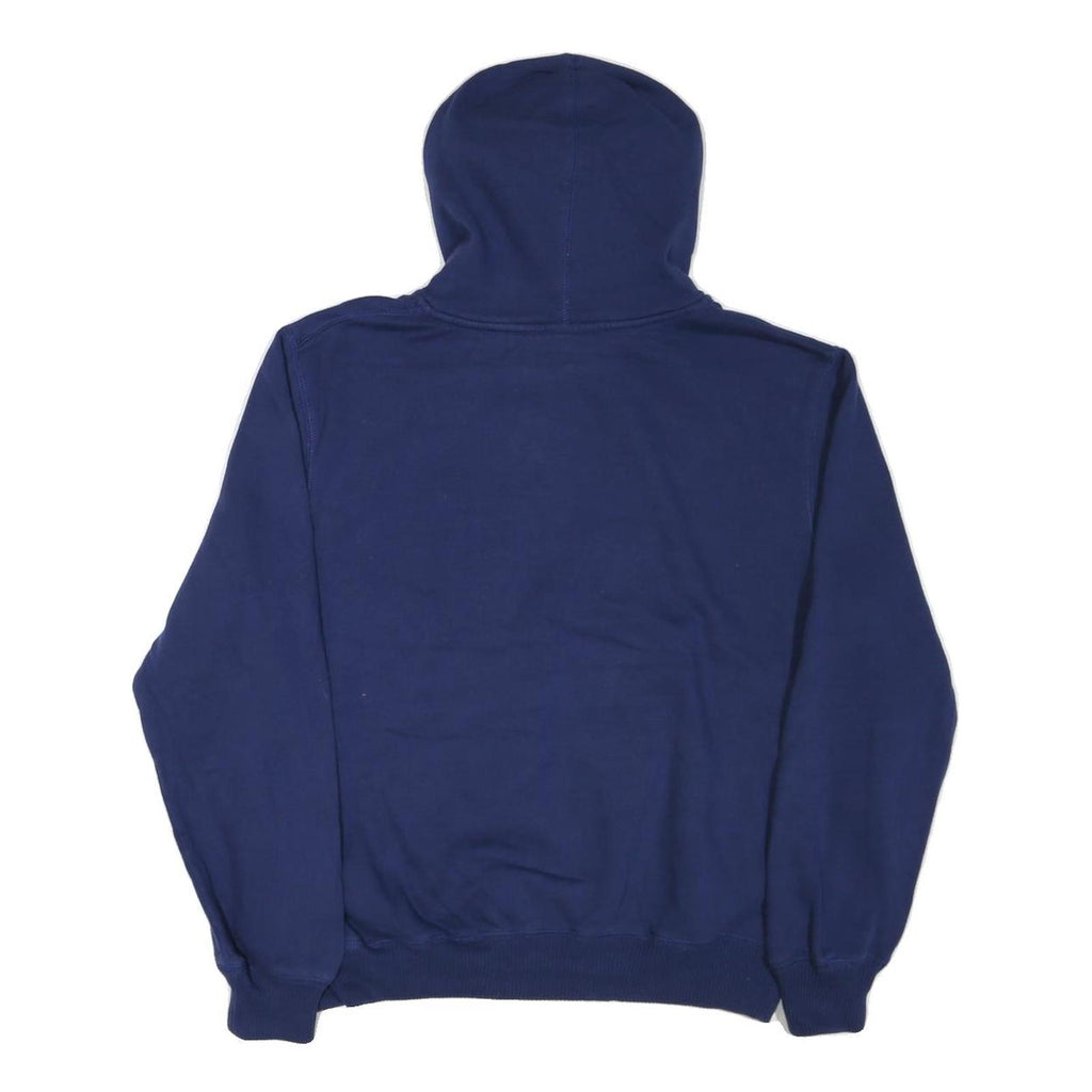 STARTER Mens Blue Pullover Hoodie L Cotton Blend Casual Sweatshirt