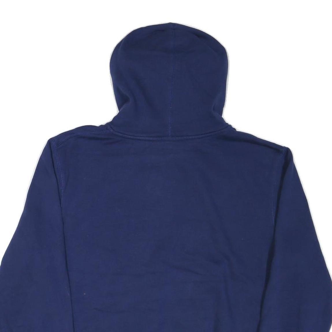 STARTER Mens Blue Pullover Hoodie L Cotton Blend Casual Sweatshirt