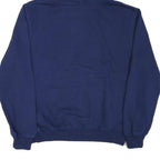 STARTER Mens Blue Pullover Hoodie L Cotton Blend Casual Sweatshirt