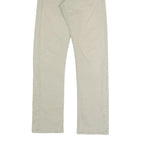 LEVI'S Mens Slim Beige Cotton Blend Trousers W27 L30 Zip Classic Straight