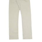 LEVI'S Mens Slim Beige Cotton Blend Trousers W27 L30 Zip Classic Straight