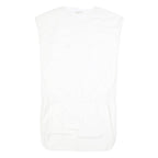 COS Womens White Cotton Blend Day Dress Cotton Blend S Minimalist Tunic Style