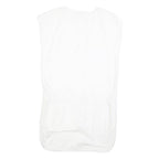 COS Womens White Cotton Blend Day Dress Cotton Blend S Minimalist Tunic Style