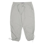 HANG TEN Womens Shorts Grey Casual XL W30 Drawstring Pockets Comfortable