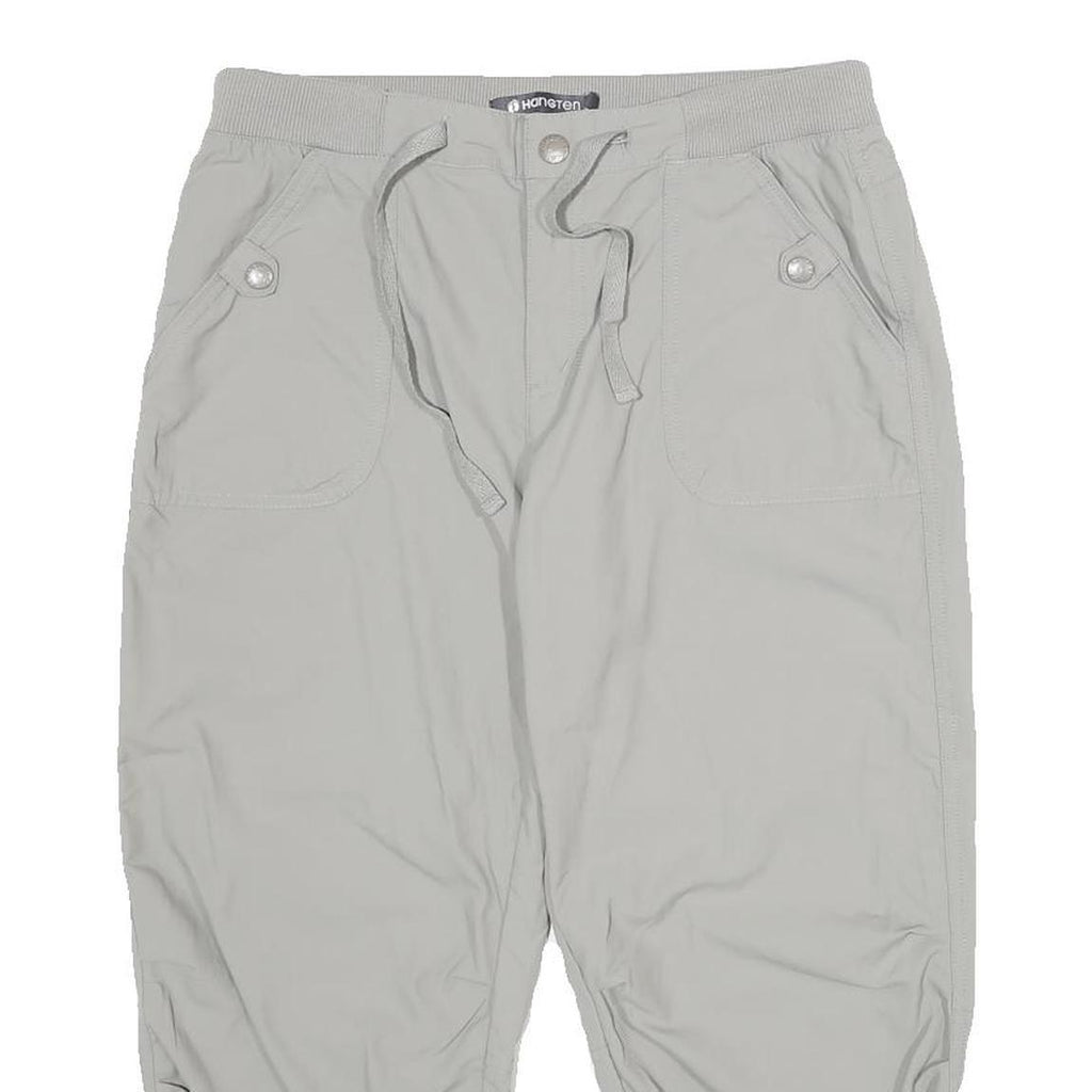 HANG TEN Womens Shorts Grey Casual XL W30 Drawstring Pockets Comfortable