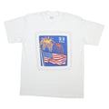 TENNESEE RIVER Mens White Graphic T-Shirt XL Short Sleeve Crew Neck USA Flag