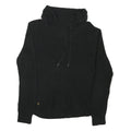 LAUREN RALPH LAUREN Womens Black Plain Pullover Roll Neck Basic Knit M Cotton