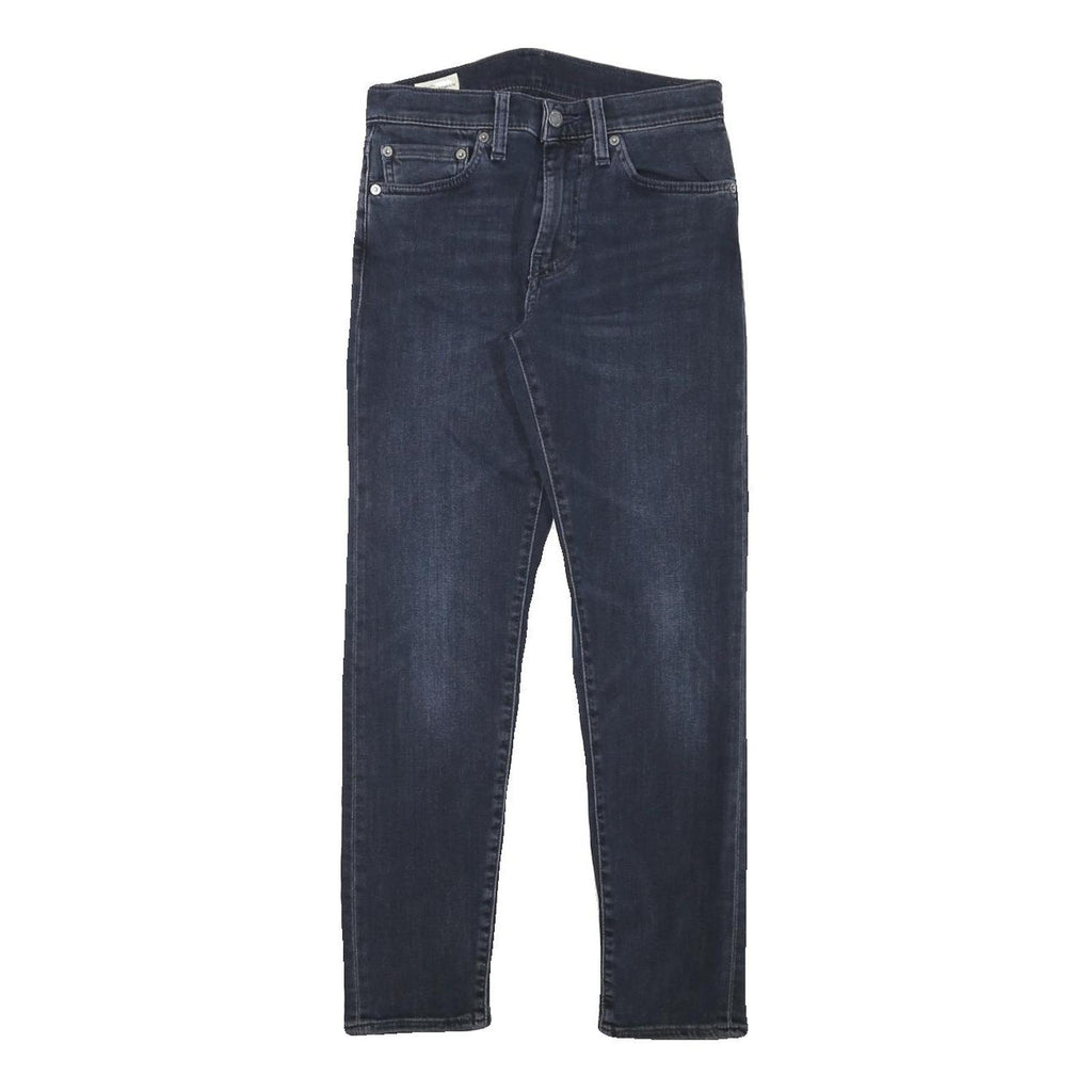 LEVI'S 512 Mens Slim Blue Denim Medium Jeans W26 L26 Classic Stitching Zip