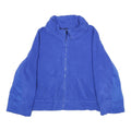 CALVIN KLEIN PERFORMANCE Womens Blue Polyester Zip Jacket L Casual Athleisure