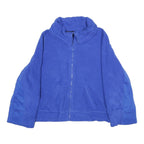 CALVIN KLEIN PERFORMANCE Womens Blue Polyester Zip Jacket L Casual Athleisure
