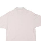 LACOSTE Womens White Short Sleeve Polo Shirt L Cotton Classic Fit