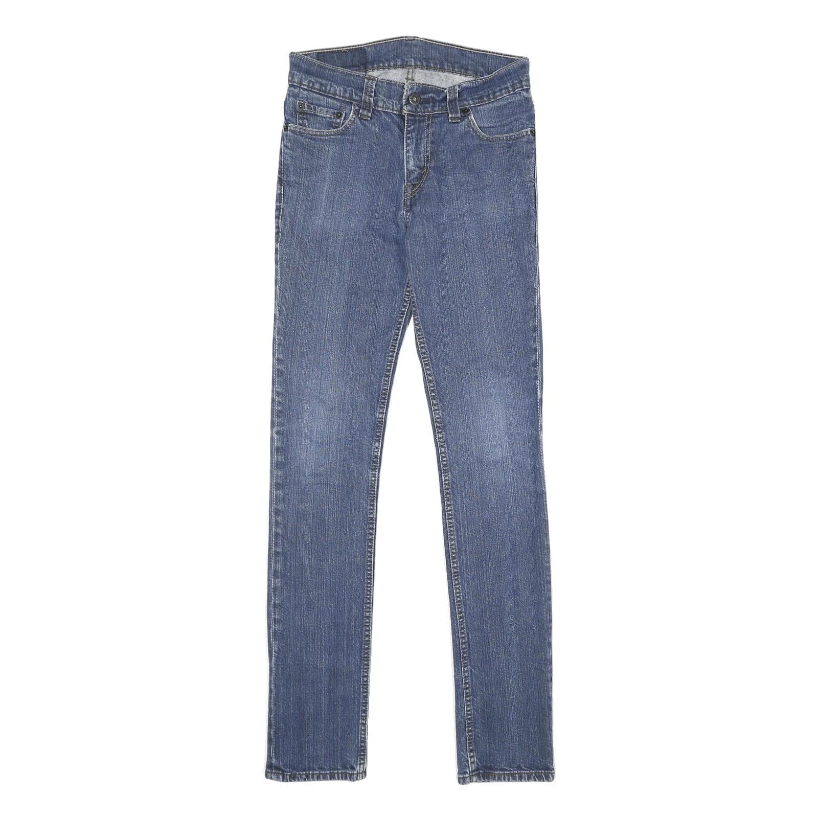 LEVI'S 510 Mens Jeans Blue Slim Skinny Denim Medium W29 L32 Classic Zip