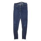 LEVI'S 535 Womens Slim Blue Denim Medium Woven W26 L28 Classic Zip Jeans