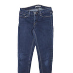 LEVI'S 535 Womens Slim Blue Denim Medium Woven W26 L28 Classic Zip Jeans