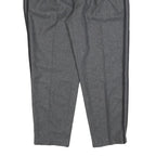 TOPMAN Mens Wool Blend Grey Regular Straight Trousers W34 L26 Classic Zip