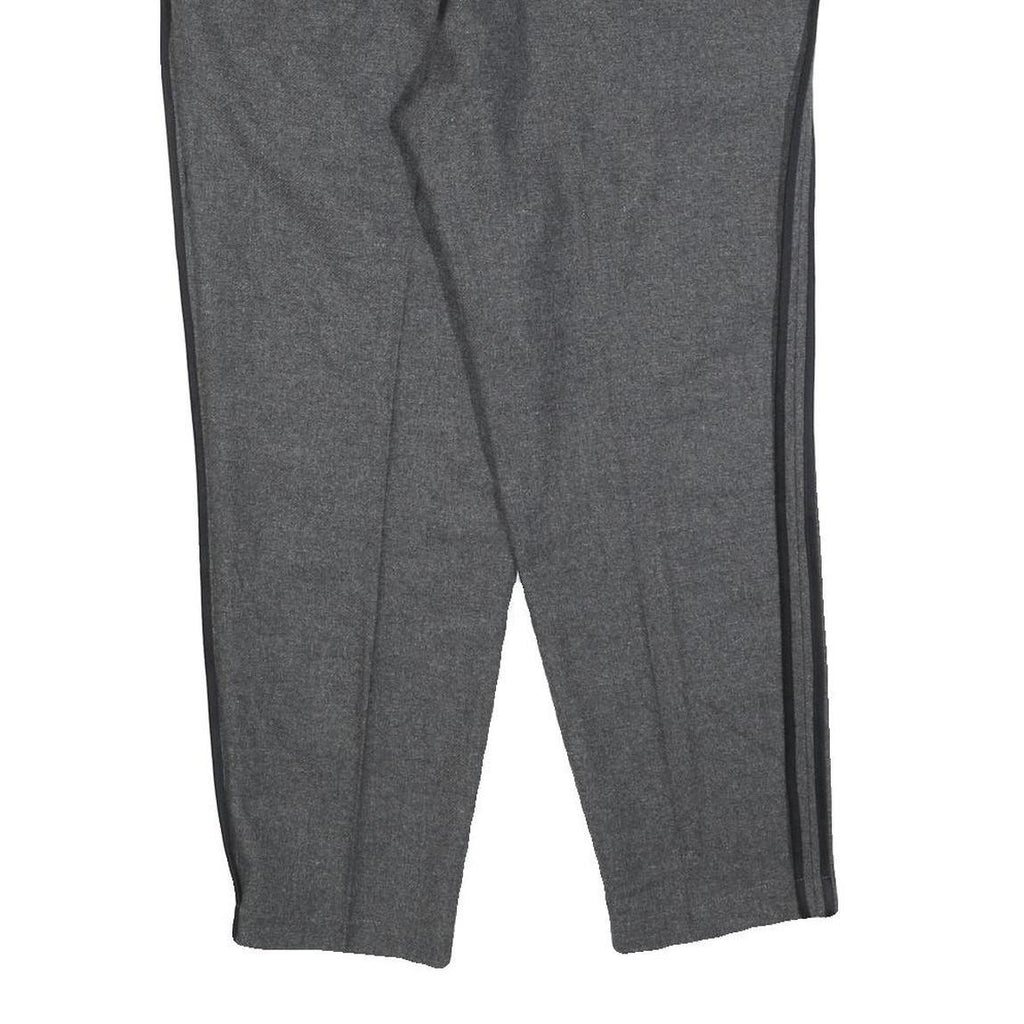 TOPMAN Mens Wool Blend Grey Regular Straight Trousers W34 L26 Classic Zip
