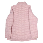 REEBOK Mens Pink Quilted Jacket M Polyester Blend Zip Top Performance