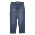 WRANGLER Mens Regular Fit Blue Denim Jeans W36 L32 Zip Cotton Blend Classic