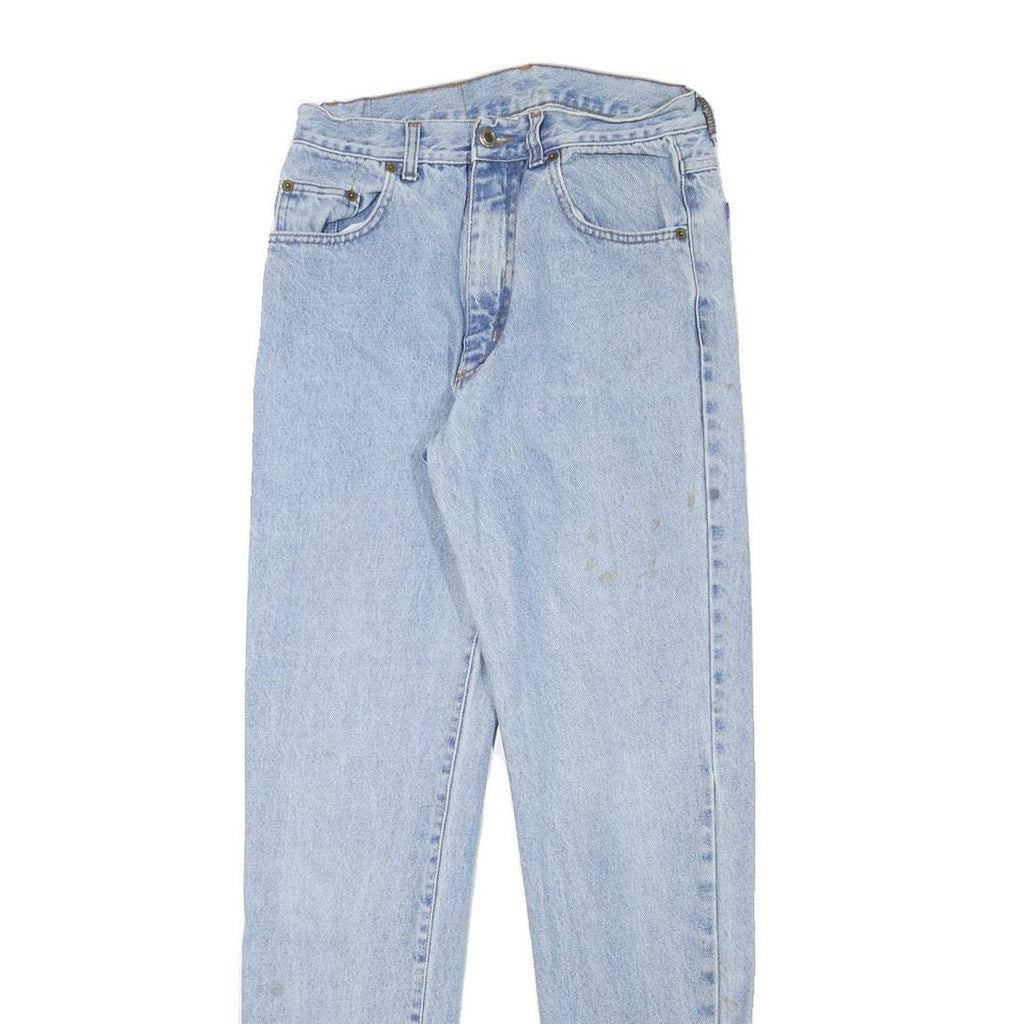 OXYGENE Womens Jeans Blue Slim Skinny Denim Light W26 L31 Casual Cotton Blend