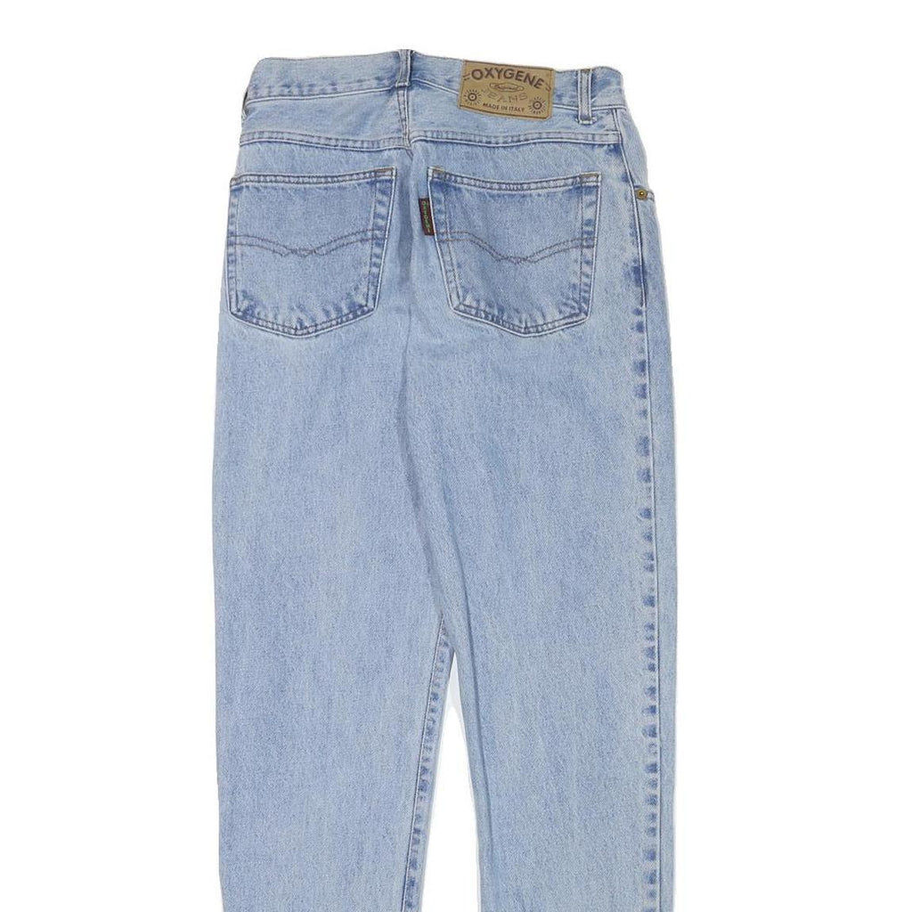 OXYGENE Womens Jeans Blue Slim Skinny Denim Light W26 L31 Casual Cotton Blend